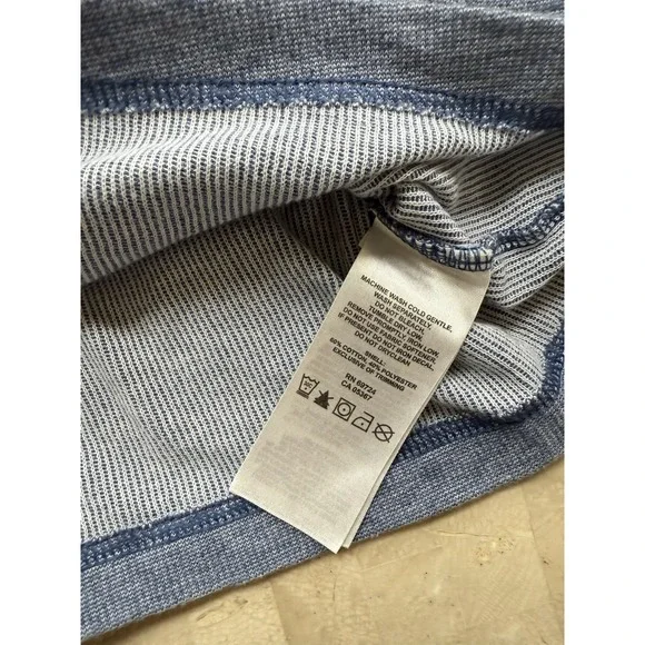 Columbia Mens 2XL Blue Heather Sweatshirt 1/4 Zip Pullover Lightweight - Picture 5 of 7